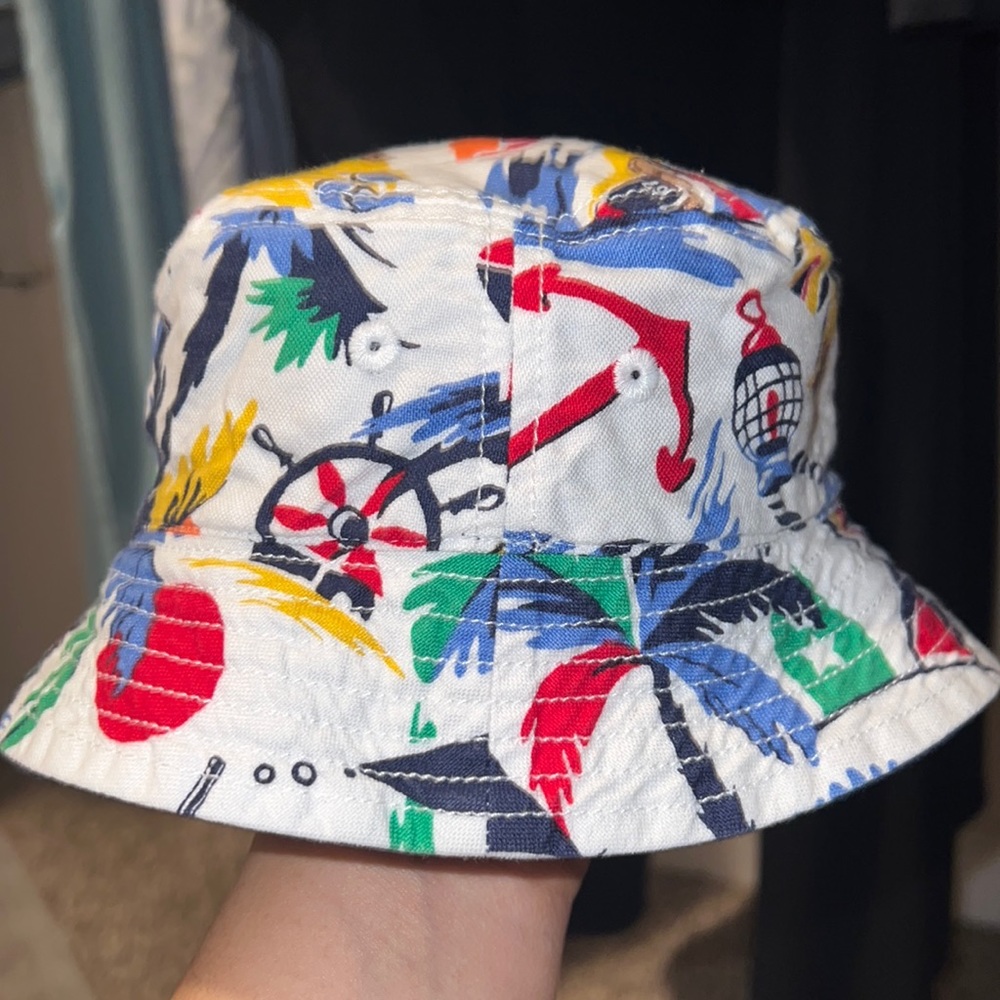 Polo Ralph Lauren Big Boys Reversible Cotton Oxford Bucket Hat